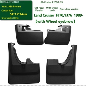Pour <span class=keywords><strong>Toyota</strong></span> Land Cruiser <span class=keywords><strong>FJ</strong></span> 70 71 76 <span class=keywords><strong>79</strong></span> (1989-2026) – Élargisseurs d'ailes en plastique pour Land Cruiser – Pièces automobiles - Product Image 1
