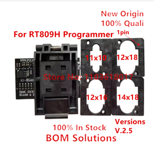Originele RT-BGA169-01 Bga169/Bga153 Emmc Adapter V2.5 Met 4 Stuks Bga Bounding Box Voor Rt 809H Slimme Programmeur Rekenmachine - Product Image 2