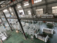Mesin Pembuat Kantong Kertas Kraft Lilin, Kantong Belanja Alas Persegi, Pulp Virgin, Lem Berbasis Air, Bersertifikasi CE ISO, 380V 40kw 1