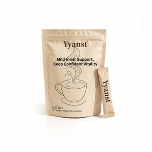 Café Instantáneo con Extracto de Plantas Naturales, 10g*20 Sobres, Bolsa de Papel Kraft con Cierre, Bebida Botánica Pura - Product Image 1