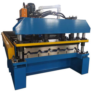 간단한 작동 하이 퀄리티 단일 레이어 PPGI <span class=keywords><strong>750</strong></span> 프로필 사다리꼴 Ibr 지붕 시트 프레스 롤 성형 기계 만들기 - Product Image 1