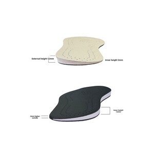 Semelles orthopédiques correctrices pour adultes unisexes en cuir, pour jambes en O et en X, inserts hivernaux pour le remodelage des jambes et des <span class=keywords><strong>pieds</strong></span> plats - Product Image 5