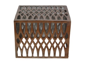 Modern Metal Coffee <b>Table</b> Contemporary Design Decorative Living Room Furniture Industrial Style <b>Cube</b> Shape - Product Image 4