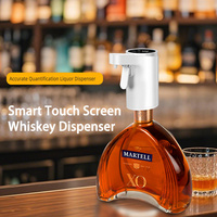 Aérateur de vin électrique rechargeable de haute qualité, pompe à boisson entièrement automatique, distributeur de vin en verre transparent