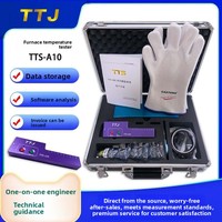 TTJ TTS-A10 10-Channel Oven Furnace Temperature Measuring Instruments 110V 10kW for Industrial Auto Electronics Tunnel Furnace