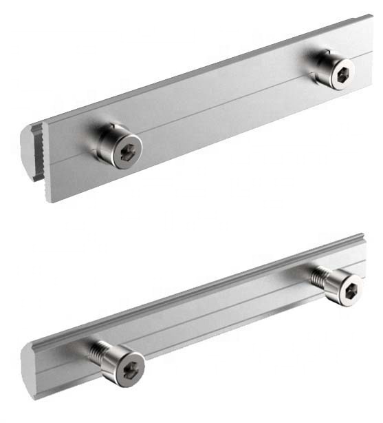 Алюминиевая солнечная для соединительного рейлинга соединения для монтажа на солнечной панели