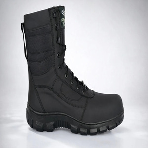 Bottes montantes décontractées et habillées en cuir véritable pour hommes, à lacets, style sport et équitation, respirantes, durables, antidérapantes et légères - Product Image 3