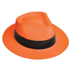 MADESHINE 도매 카니발 참신 의상 소품 PVC 카우보이 테마 네온 갱스터 마피아 스타일 글로우 파티 별 네온 레이브 모자 - Product Image 6