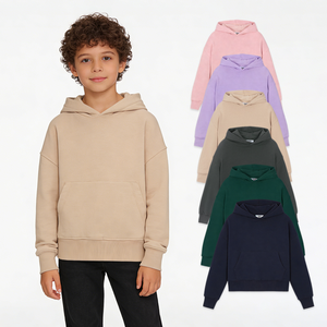 Sweat-shirt en coton Hongbo pour enfants avec <span class=keywords><strong>capuche</strong></span>, design uni, ensembles de vêtements pour bébés filles et garçons, sweats à <span class=keywords><strong>capuche</strong></span> pour jeunes garçons de 1 à 6 ans - Product Image 1