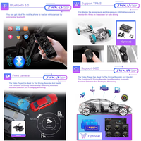 Radio Multimedia Player Android 14 untuk TOYOTA Land Cruiser 200 LC200 2015 2026 2017 2018 Auto Stereo GPS Navi Head Unit