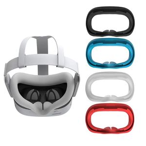 Casque de protection en silicone avec masque pour les yeux VR occultant tout en un en silicone pour masque de lunettes Meta <span class=keywords><strong>Quest</strong></span> 3S - Product Image 3