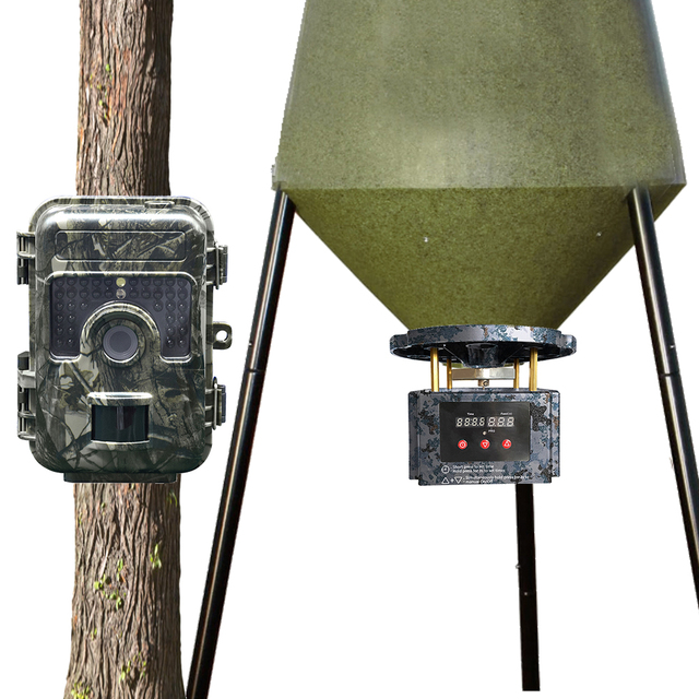 Night Sensing Hunting Cameras/4g Hunting Camera and Feeder Kit