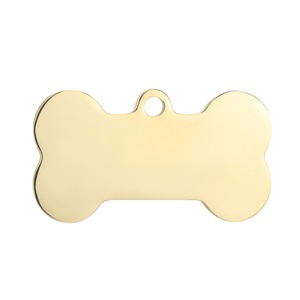 Colgante de Identificación Personalizado de Acero Inoxidable para Perro, con Forma de Hueso, en Varios Colores, para Collar, Venta al Por Mayor - Product Image 5