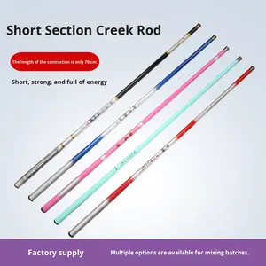 2025 Nueva varilla portátil de carbono de sección corta para pesca de fondo de carpa en Lago y Arroyo con mango compuesto - Product Image 2