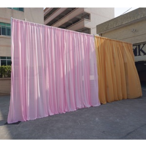 Soporte de tubos y cortinas para telón de fondo de stand de exhibición modular telescópico - Product Image 1