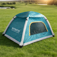 Tente de camping automatique gonflable de luxe OUTAFUN pour 1 à 2 personnes, quatre saisons, en PVC, double couche, protection UV, une chambre