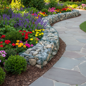 Kualitas Bagus Langsung dari Pabrik 6x8 8x10 10x12 12x15 2.7x3.4 2.4x3.0 Kotak Taman Galvanis Kandang Batu Kawat Gabion Berpenguat - Product Image 5