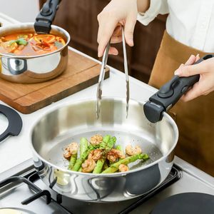 Set di pentole senza stress da 20 pezzi con <span class=keywords><strong>3</strong></span> strati e manico antimacchia staccabile - Product Image 4