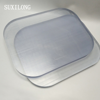 Plaque en plastique transparent d'usine de haute qualité feuille transparente en PVC solide feuille acrylique PC solide feuille PS ps