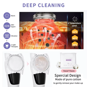 Masseur facial chaud et froid, pour une peau régénérée, apaisante, contrôle du sébum, rechargeable par USB, outil de beauté rafraîchissant et apaisant - Product Image 5