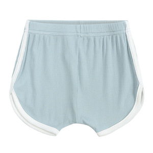 Nouveauté été, ensembles pour bébés et enfants, t-shirt assorti, couleur unie, coton côtelé, ensemble de vêtements pour nourrissons et tout-petits, 2 pièces - Product Image 5