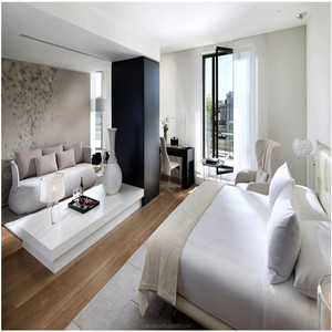 Usine Personnalisé Haut De Gamme 5 Étoiles Moderne Français Pays <span class=keywords><strong>Roi</strong></span> Solide Bois Chambre À Coucher Ensemble De Meubles D'hôtel - Product Image 4