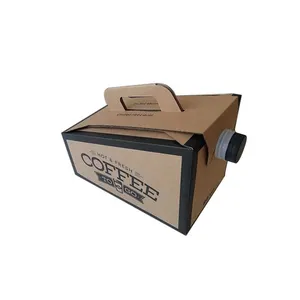 Kutuda 2l 3l 5l 10l 20l 25l katlanır şarap dağıtıcı çanta kutusunda kutu emzik veya vana sıvı torbası kutusu