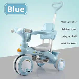 <span class=keywords><strong>Triciclo</strong></span> de Plástico para Niños Pequeños Mishore Modelo 531, Venta al por Mayor de Fábrica, para Niños de <span class=keywords><strong>18</strong></span> <span class=keywords><strong>Meses</strong></span> a 5 Años, Manillar Giratorio Ajustable - Product Image 3