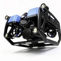 Robot de nettoyage de coque sous-marine à commande PLC, pression de jet réglable, alimenté par moteur, pour des tâches de nettoyage intensives et délicates