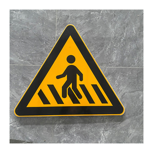 Panneau de signalisation réfléchissant en aluminium sur mesure, design personnalisé, avertissement de sécurité, 600 mm - Product Image 3