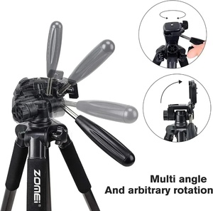 Trípode de Cámara ZOMEI Q111 Profesional, Portátil, Ligero, de Aluminio, con Cabezal Panorámico para Teléfonos Inteligentes, Cámaras Réflex Digitales y Cámaras DSLR - Product Image 4