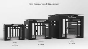 Trang trí nội thất gỗ chó kennel Crate với Acrylic cửa trong nhà vật nuôi Crate đồ nội thất giường gỗ hiện đại nhà chó - Product Image 2