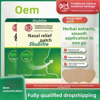 Patchs de Soulagement Nasal à l'Artemisia Chinoise pour Nez Sec et Bouché – 12 Patchs par Boîte – Vente en Gros pour Usage Domestique
