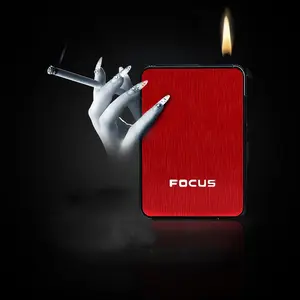 Étui à <span class=keywords><strong>cigarettes</strong></span> ultra fin portable et automatique, étanche, écologique, avec gravure laser et boîte en papier - Product Image 1