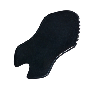 Herramienta de Masaje de Piedra Bian Negra, Reduce la Hinchazón, Terapia GuaSha para la Cara - Product Image 3