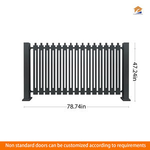 Moderne schlanke Aluminium-Außen balustrade für Deck & Patio Rostfrei und Handlauf für Veranda & Treppe - Product Image 6