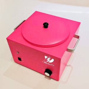 Professional Wax <strong>Warmer</strong> Fast Heating 300W Metal Large 7lb <strong>Pink</strong> Wax Pot for Salon Hair Removal <strong>Body</strong> - Product Image 1