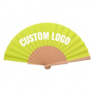 Éventail pliant personnalisé de marque pour événements professionnels, cadeaux, fêtes, festivals et décorations de célébrations - Product Image 1