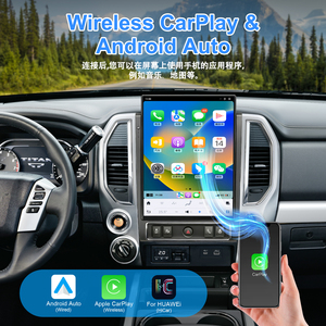 Système de navigation automobile Android avec écran 15,6 pouces, GPS automatique pour Nissan Titan 2020-2025, lecteur BT 8+128 Go - Product Image 3