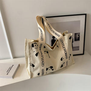 Sacs de plage d'été pour femmes en gros, sacs en toile promotionnels de grande capacité, sac à bandoulière pour femme, nouvelle collection 2025, style élégant - Product Image 3