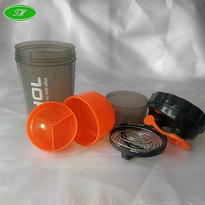 Botol <span class=keywords><strong>Shaker</strong></span> Sport Plastik Bebas BPA dengan Logo Kustom dan Filter Protein - Product Image 2