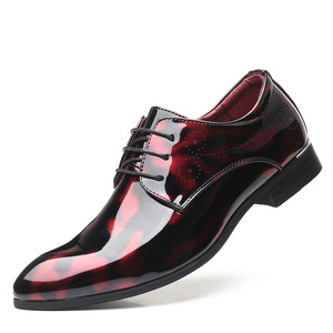 Zapatos <span class=keywords><strong>Oxford</strong></span> de PU Artificial para Hombre, Diseño de Lujo, Pulidos, con Cordones, Transpirables, Formales, para Primavera, Verano, Club, Boda, ODM OEM - Product Image 3