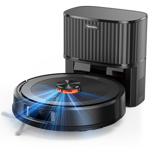 Robot aspirateur intelligent autonome Teendow avec vidage automatique, nettoyage humide et sec - Product Image 1