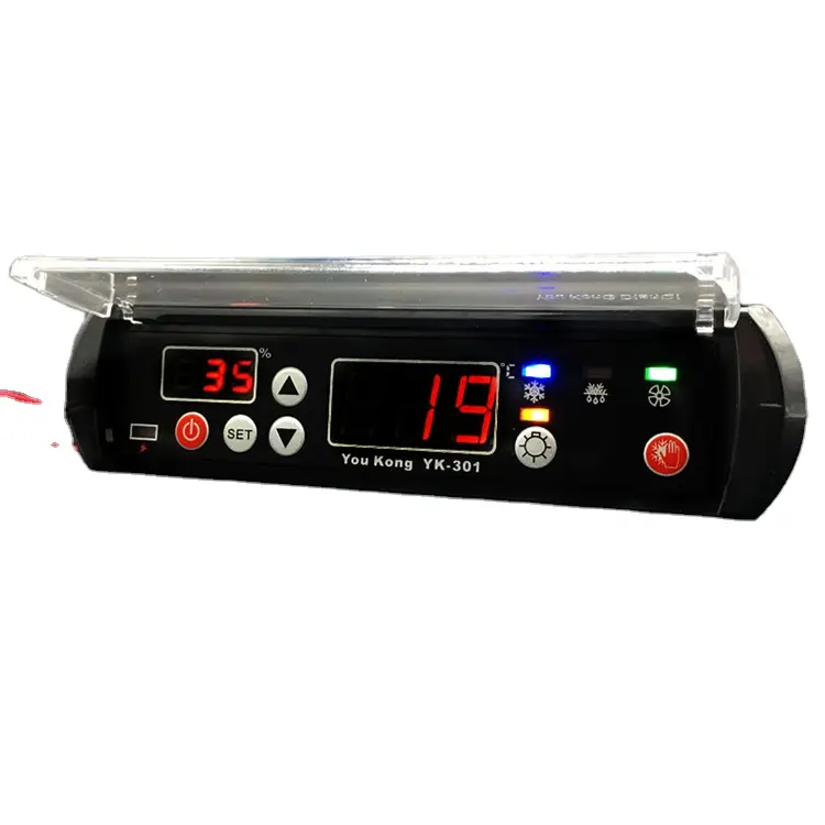 10A 250 볼트 온도 컨트롤러 미니 공기 습도 컨트롤러 디지털 온도 측정기 센서 Higrometre 항습기