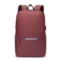 Sac à dos de voyage imperméable grande capacité OEM pour affaires, étudiants, école, avec port USB, pour ordinateur portable 15,6 pouces