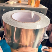 Ruban adhésif en aluminium de haute pureté pour usage en laboratoire et scientifique, ruban adhésif stable résistant aux produits chimiques pour le blindage