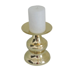 Classic Style <b>Gold</b> Brass Metal Taper-Shaped Handmade <b>Candle</b> <b>Holder</b> Customizable Size Logo Elegant Wedding Christmas Table - Product Image 6