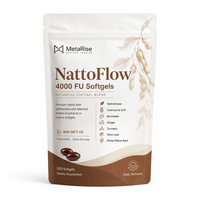 Capsules de Natto en Gélule à Marque Blanche OEM, Extrait Fermenté, Complément Herbal, Nutrition Végétale, Soutien au Bien-être, Adulte, 120 Gélules
