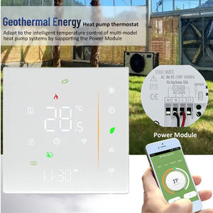 Умный Wi-Fi термостат, совместимый с приложением Smart Life, для электрических, водяных и газовых котлов, для теплого пола, бытовая электроника - Product Image 3