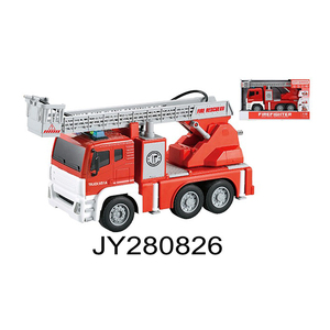 Modellino di <span class=keywords><strong>Camion</strong></span> <span class=keywords><strong>dei</strong></span> <span class=keywords><strong>Pompieri</strong></span> a Frizione 1:12, Giocattolo per Bambini (Con Effetti Acustico-Ottici e Spruzzo d'Acqua) - Product Image 6